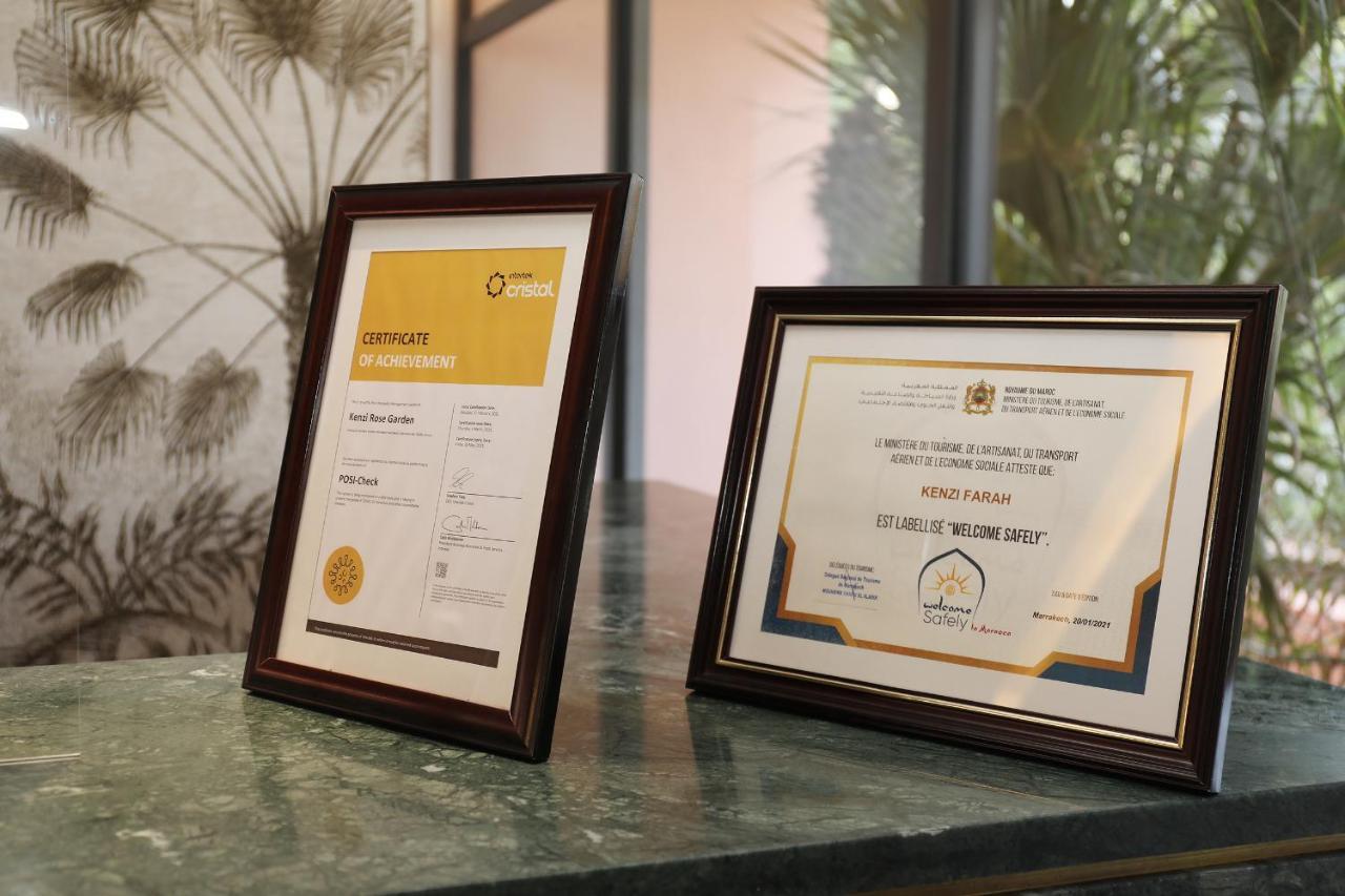 Kenzi Rose Garden Hotel Marrakesh Buitenkant foto Certificates of the American Academy of Implant Dentistry