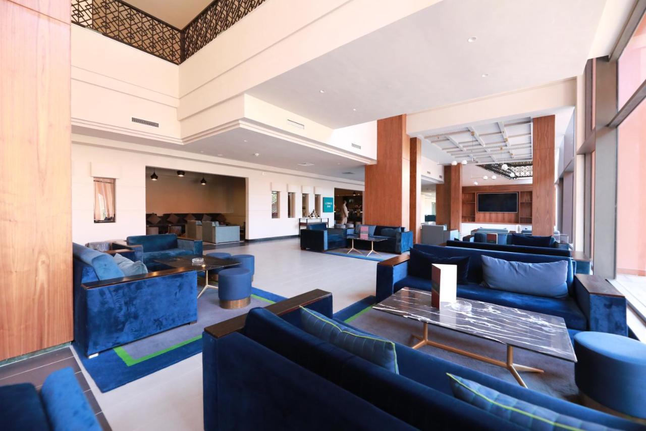 Kenzi Rose Garden Hotel Marrakesh Buitenkant foto The lobby of the hotel